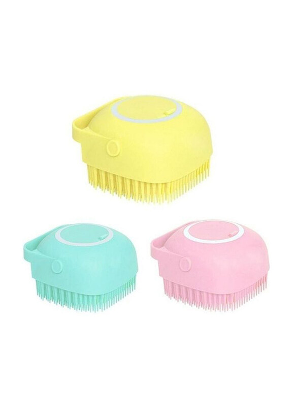 

Generic Massage Bath Brush, Multicolour, 5.7cm, 3 Pieces