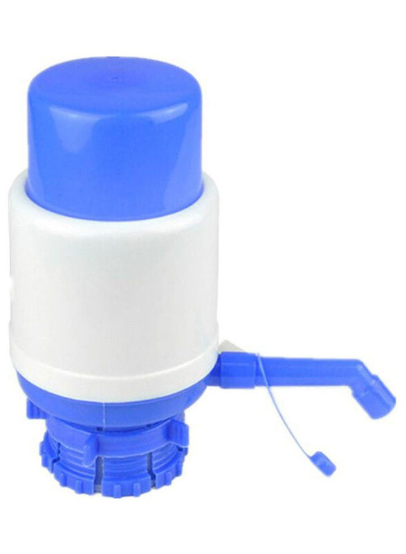 

Generic Water Hand Press Pump, White/Blue