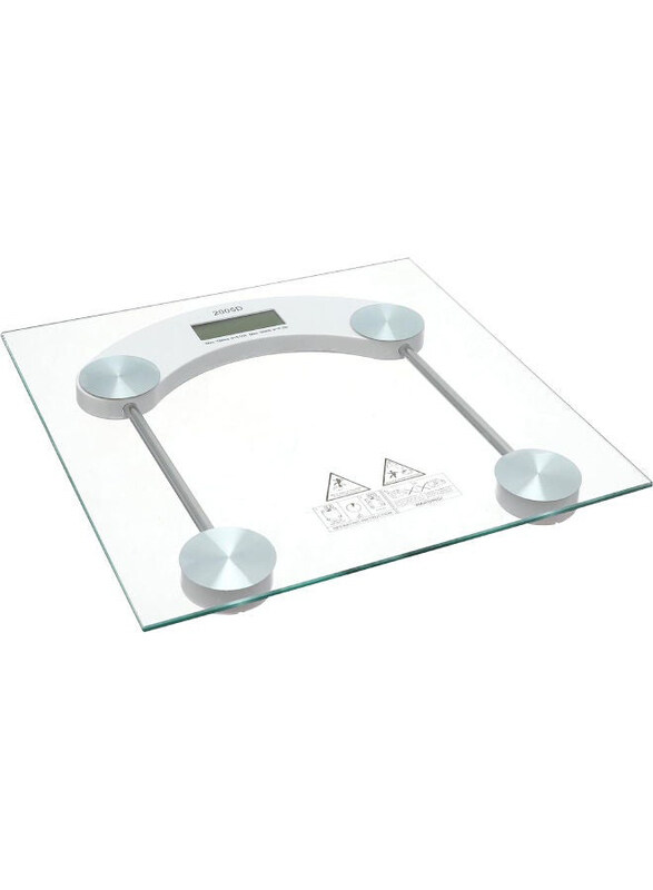 

Generic Tempered Glass Digital Bathroom Scale, 1768220190456, Multicolour