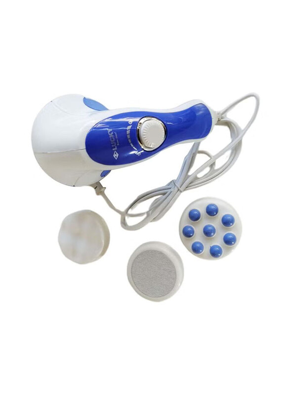 

Lucky Face Spin & Tone Massager Kit, White/Blue