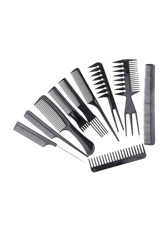 

Generic Professional Salon Hair Comb Set for All Hair Types, 10 Pieces