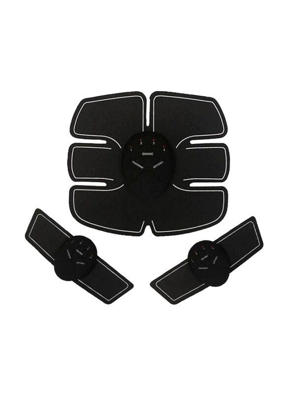 

Generic Electric Abdominal Toning Muscle Toner Fitness Belt, 3 Piece, Black