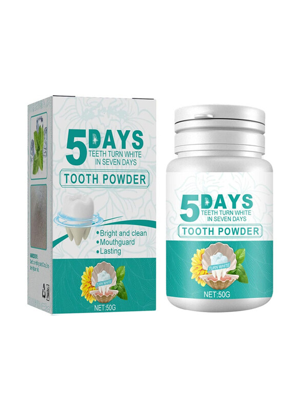 

Eelhoe 5 Day Whitening And Cleaning Tooth Powder, 50gm