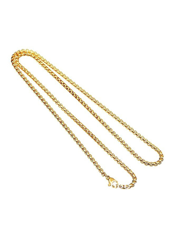 

Sharpdo Fashionable Chain Necklace for Men, Gold