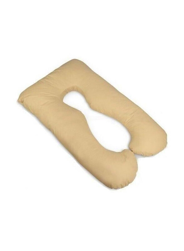 

Generic U-Shaped Standard Maternity Cotton Pillow, 80 x 120cm, Beige