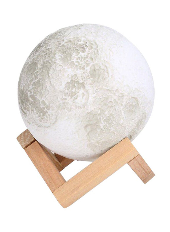 

Beauenty 3D USB LED Moon Lamp with Stand, Multicolour