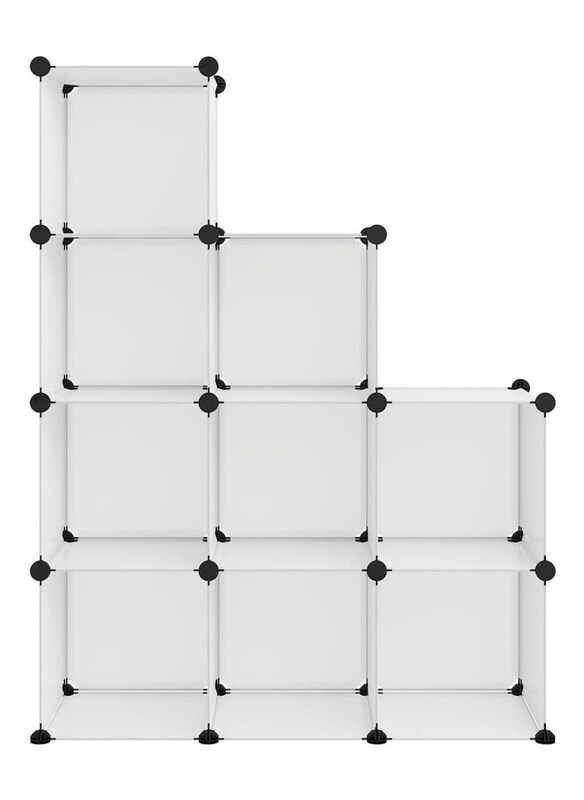 

Generic 9-Cubes DIY Shoes Wardrobe Storage Shoe Rack Shoe Tower Storage Cabinet Shoe Organizer, Transparent