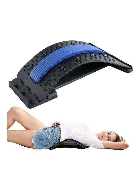 

XiuWoo Adjustable Back Stretcher Device with Magnetic Points, T14, Black/Blue