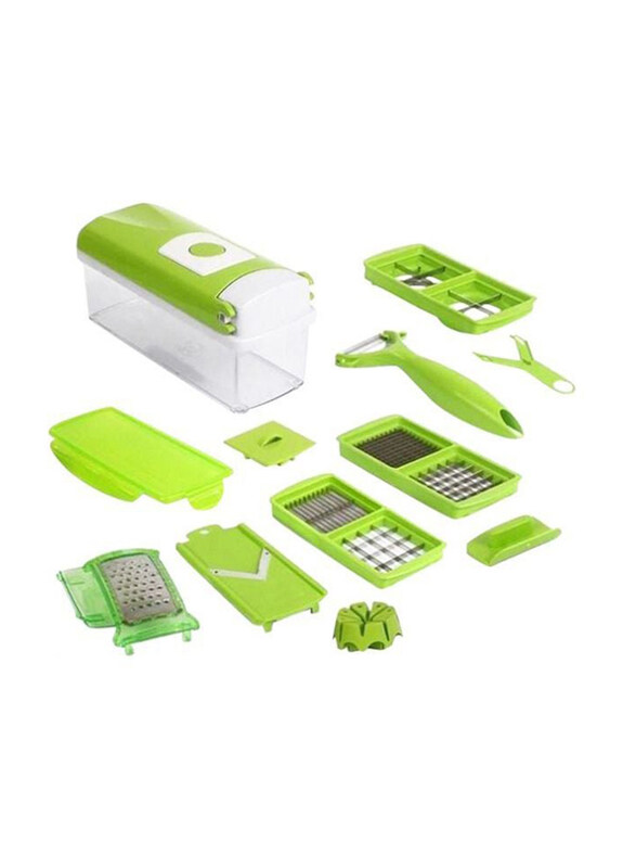 

Nicer Dicer 12-in-1 Vegetable and Fruit Slicer, Green