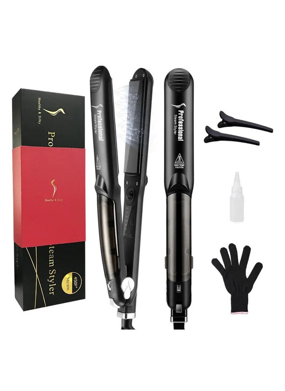 

Professional Steam Hair Straightener, Black