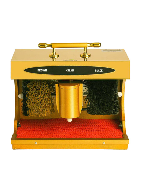 

Generic Automatic Shoe Polishing Machine with Auto Sensor, Gold, One Size