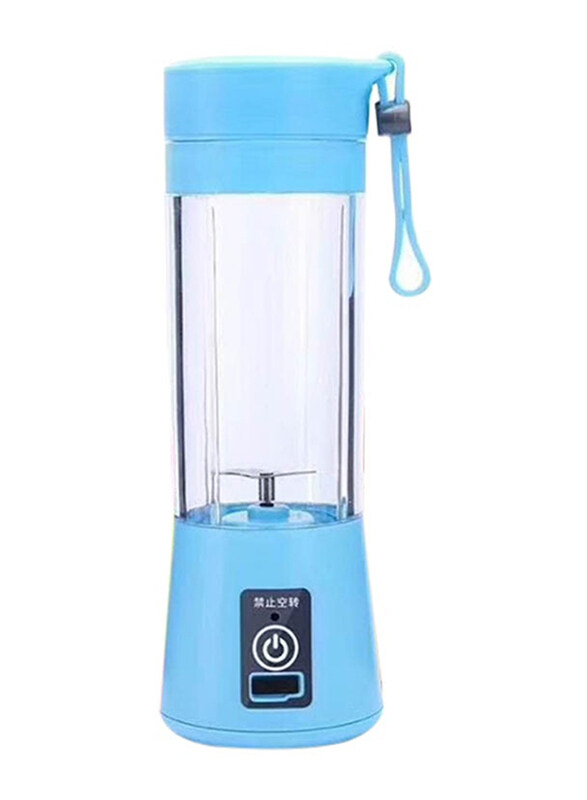 

Generic 380ml USB Rechargeable Juice Blender with 2 Sharp Blades, DW2402, Blue