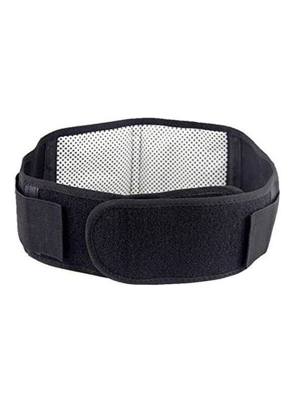 

Generic Self Heating Magnetic Therapy Back Waist Brace Support Belt, 20 x 20 x 20cm, Black