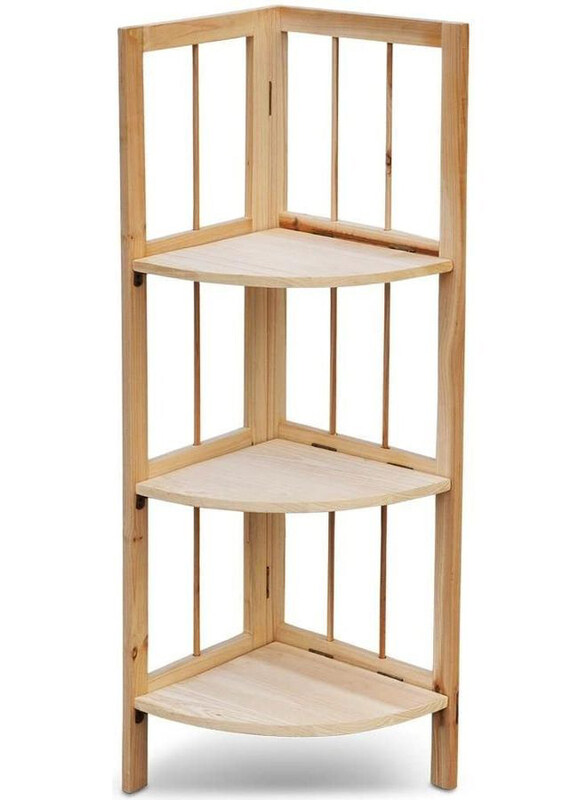 

Roman Gifts 3-Tier Corner Shelf, 32 x 32 x 98cm, Brown