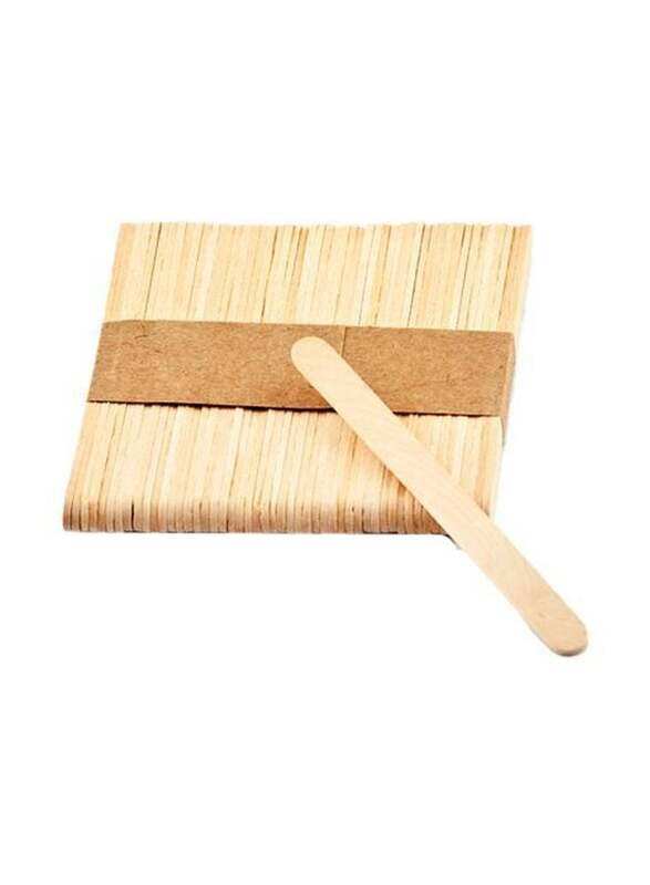 

Generic 50-Piece Wooden Ice Cream Sticks, Beige