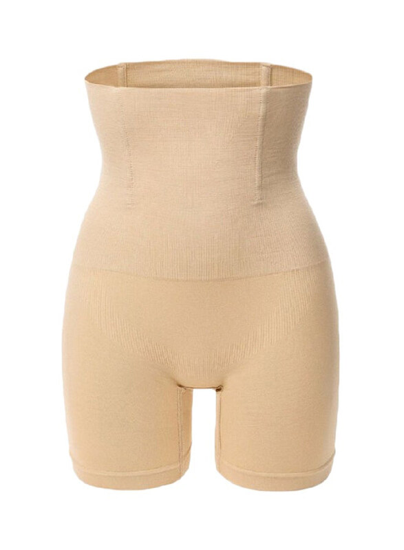 

Generic Breathable Trigonometric Shapewear, Beige, L