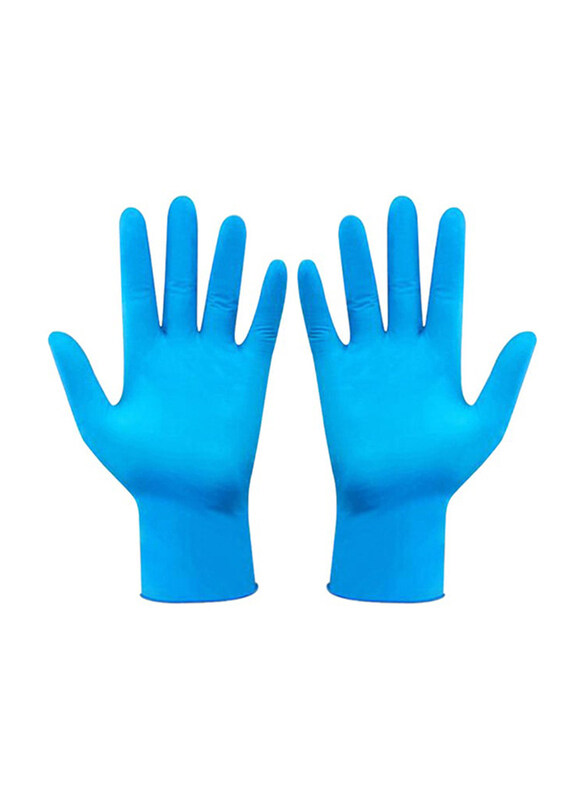 

Generic 25-Pair Unisex Anti-Slip Single-Use Waterproof Glove Set, DLA4158, Blue