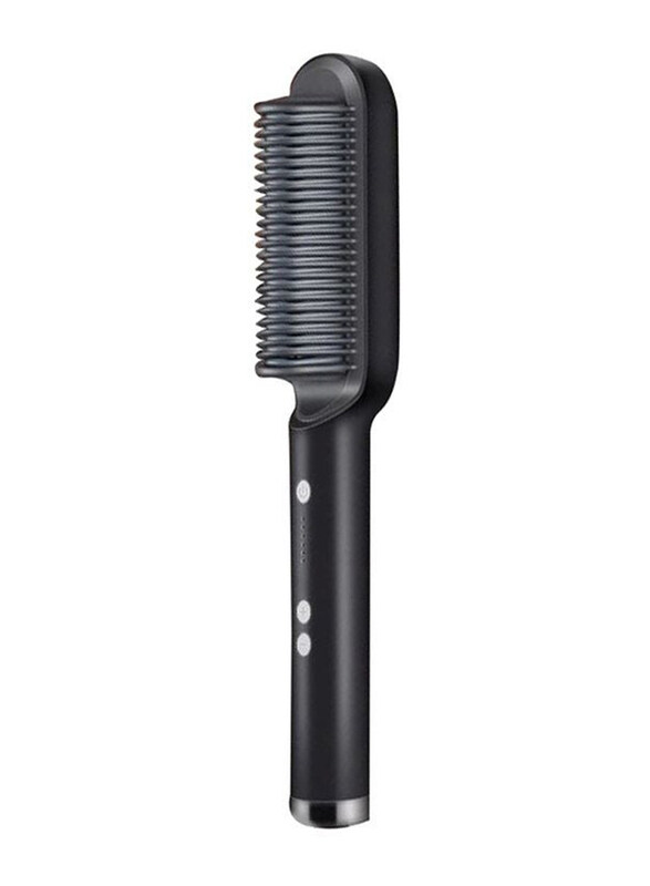 

Generic Fancy Hair Straightener Brush, Black