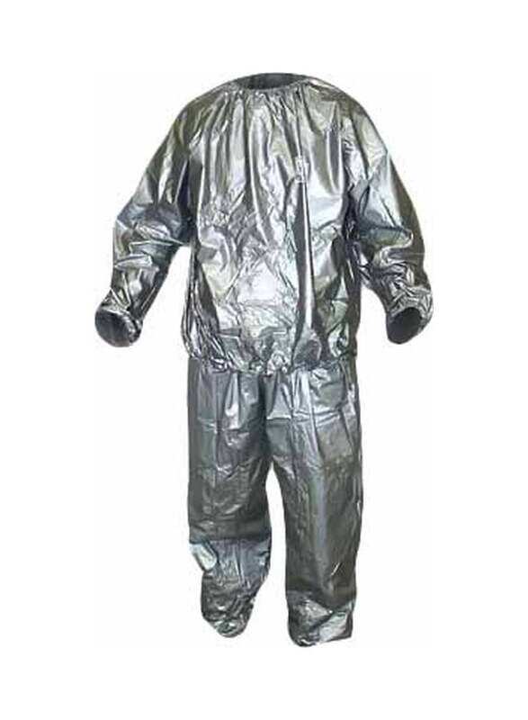 

Generic Slimming Sauna Suit, 2 Pieces, Medium, Silver