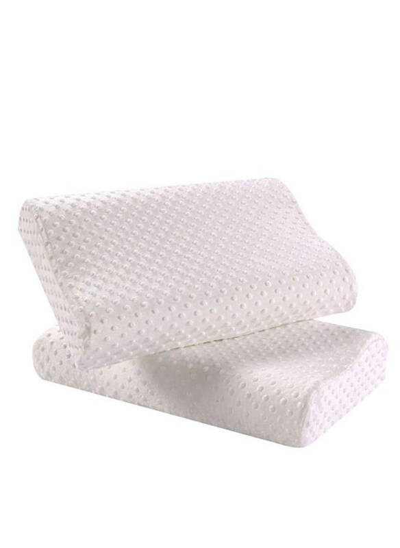 

Generic Orthopedic Sponge Pillow Memory Foam Slow Rebound Cervical Protection Baby Care, White