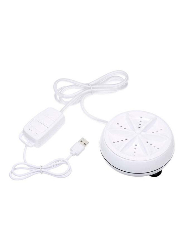 

Generic 3-In-1 Portable Rotating Turbine Mini Washing Machine, NE-CIN116, White