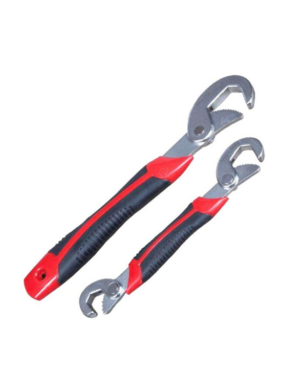

Generic 2-Piece Snap & Grip Wrench, Red/Black/Silver