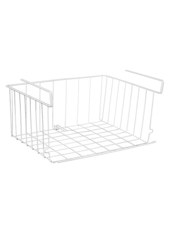 

Generic Under Shelf Hanging Basket, 14 x 7cm, White