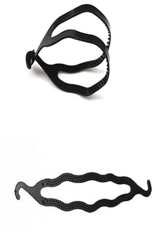 

Generic Ponytail Maker Set for All Hair Types, 4 Pieces, Black
