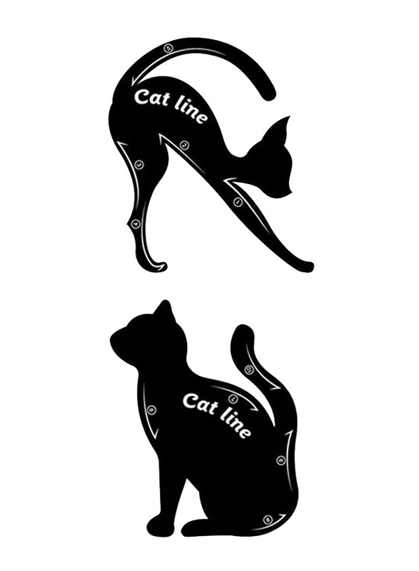 

Climberty Cat Eyeliner Stencil, 6 Pieces, Black