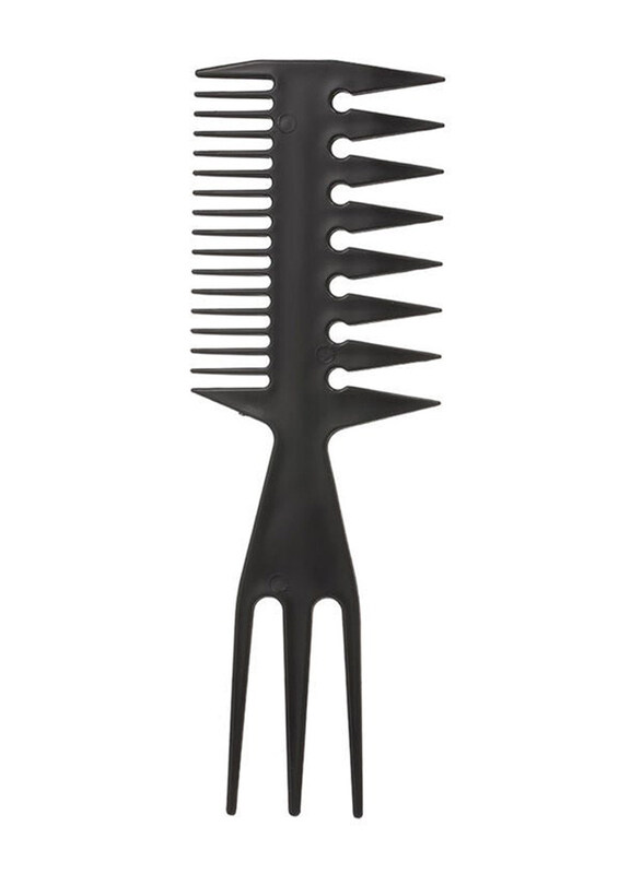 

Generic 3-In-1 Plastic Detangling Hair Comb for All Hair Types, 1 Piece