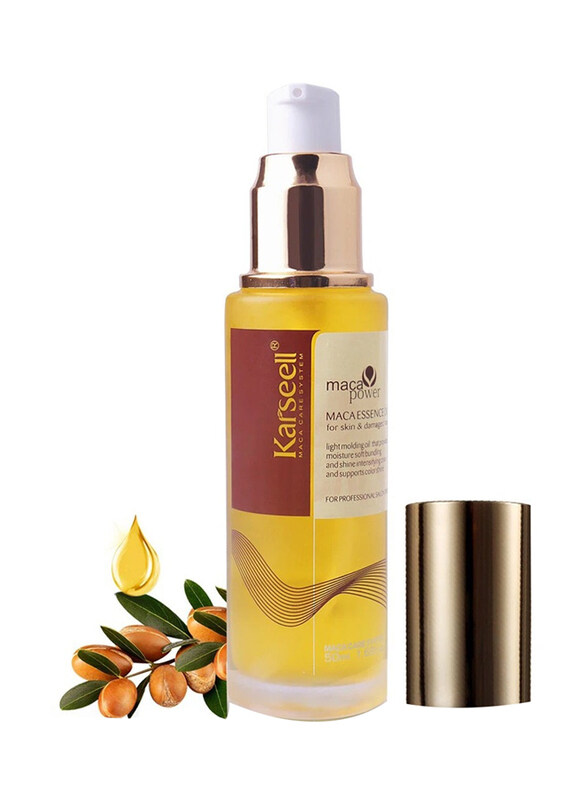 

Karseell Moroccan Argan Oil Healing Cold Pressed Hair Serum for Damaged Hair, 50ml