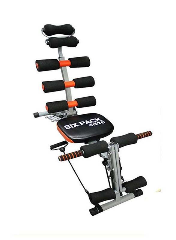 Six Pack Care Abdominal Training Machine, 104 x 35 x 89cm, Black