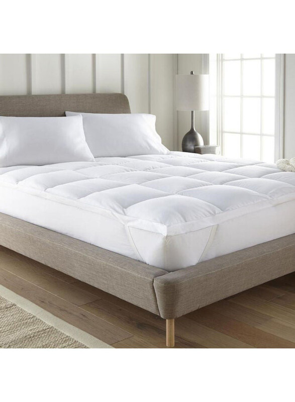 

Donetella Microfiber Mattress Topper, Super King, White