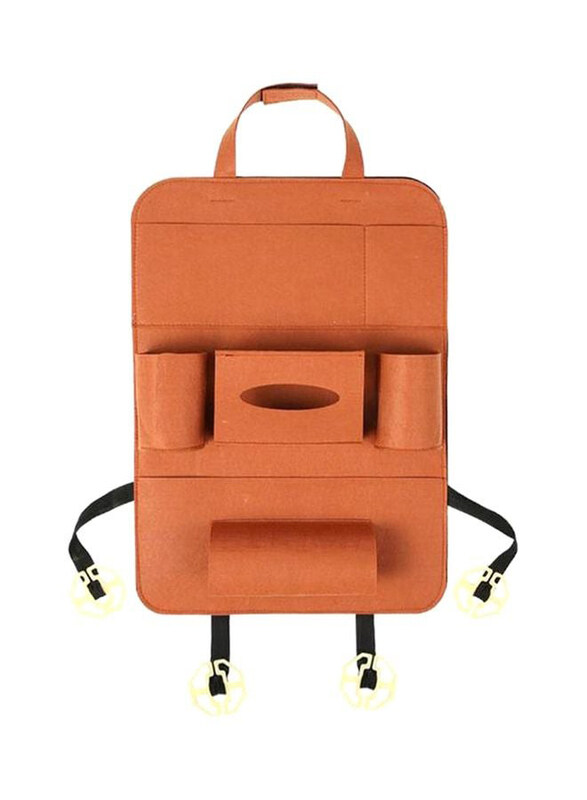 

Agc Car Seat Multi-Pocket Storage Organizer, HYB20-325, Brown