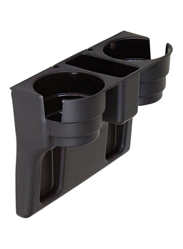 

Generic Car Cup Holder & Tray Organizer, Black
