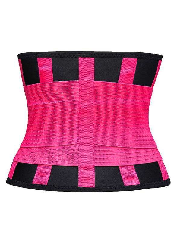 

Generic Slim Body Shape Sport Belt, Pink/Black