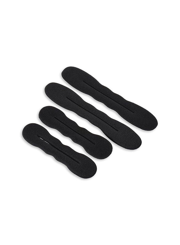 

Generic Hair Twister Set for All Hair Types, 4 Pieces, Black