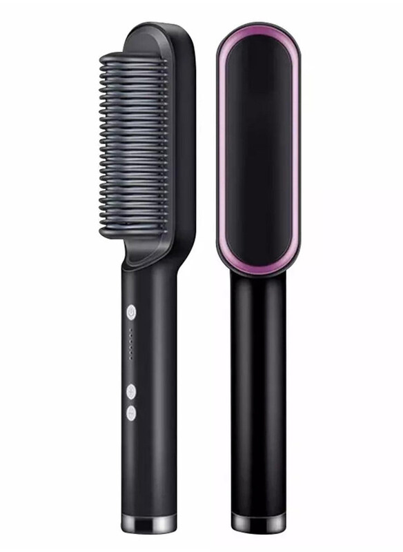 

DubaiGallery Hair Straightener Comb Brush, Black