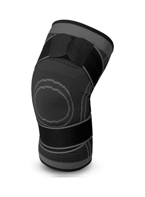 

Generic Knee Brace Compression Knee Support Joint Protection for Running Cycling & Basketball, Medium, Black