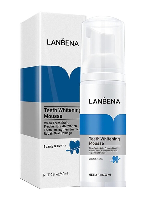 

Lanbena Tooth-Cleaning Mousse Shining Tooth Whitening Toothpaste, 60 ml