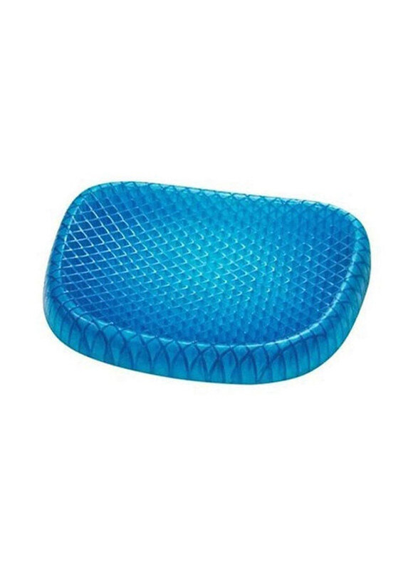 

Generic 3D Cooling Grid Mesh Gel Pad Gel Seat Cushion, Blue