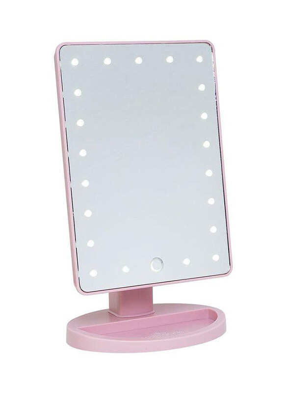 

Generic Makeup Mirror with LED, Pink