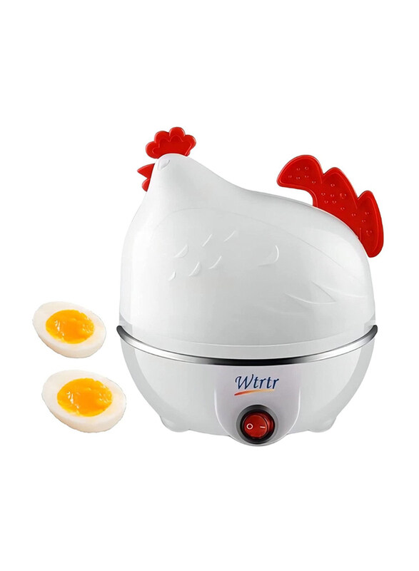 

Wtrtr Electric Boiled Egg Cooker, 7 Eggs Capacity, 350W, White