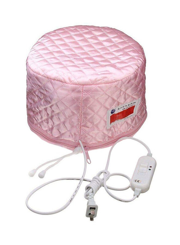 

Generic Thermal Spa Cap with Steamer for All Hair Types, Pink