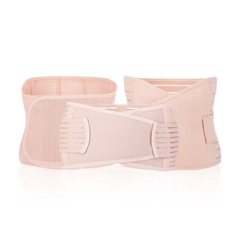 

Jolly Chic 3-Piece Postpartum Support Recovery Body Shaper Belt Set, Pink, A