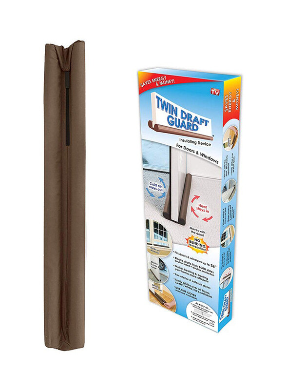 

Generic Twin Draft Door Guard, Brown