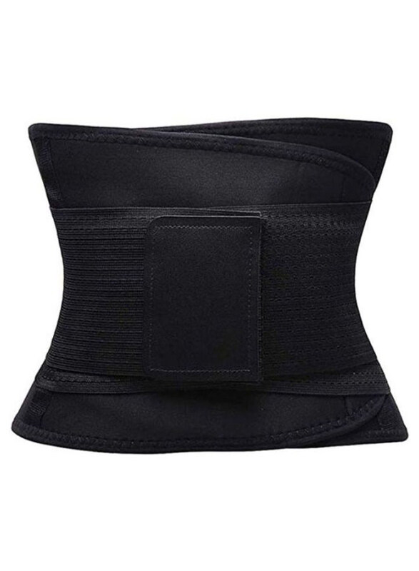 

Generic Adjustable Waist Trimmer Girdle Belt, Black
