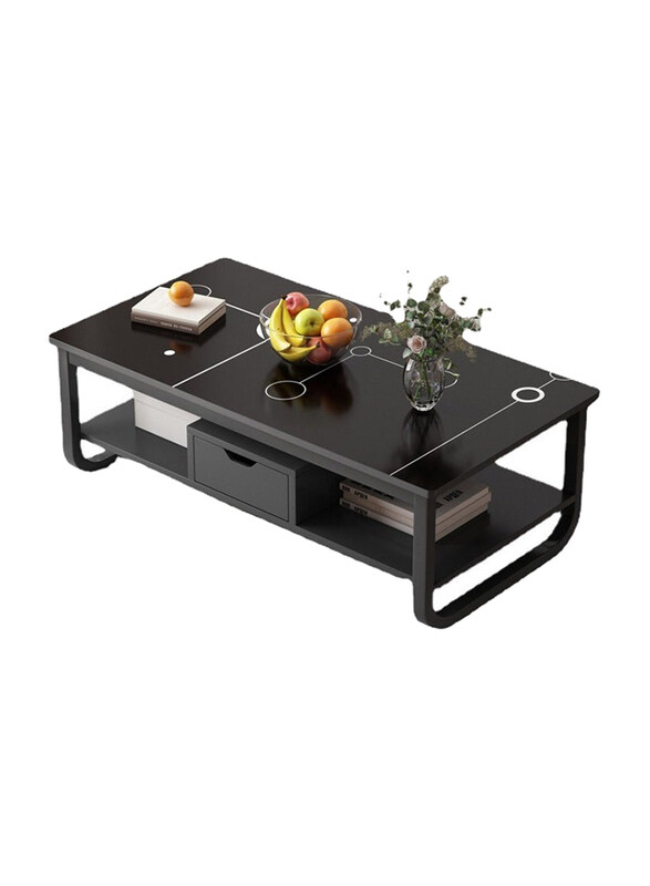 

DubaiGallery Modern Coffee Table, Black