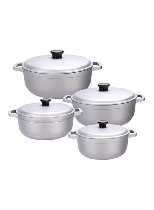 

Artc 4-Piece Cooking Pots, Silver
