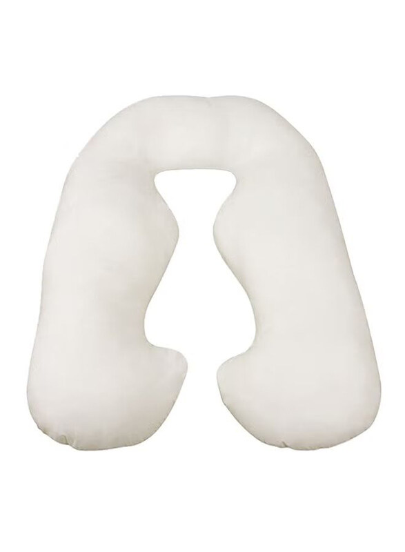 

Generic U-Shaped Maternity Cotton Pillow, White